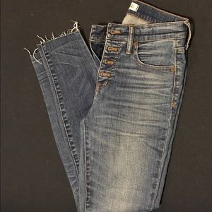 Madewell 9” High Riser Skinny Jean, size 26